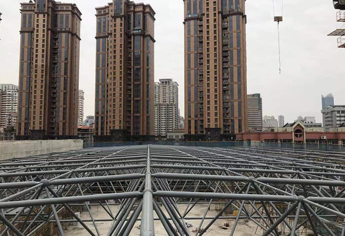 岑溪螺栓球网架结构